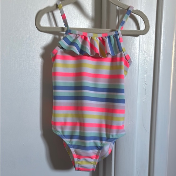 Colorful Striped Swimsuit - Picture 1 of 4